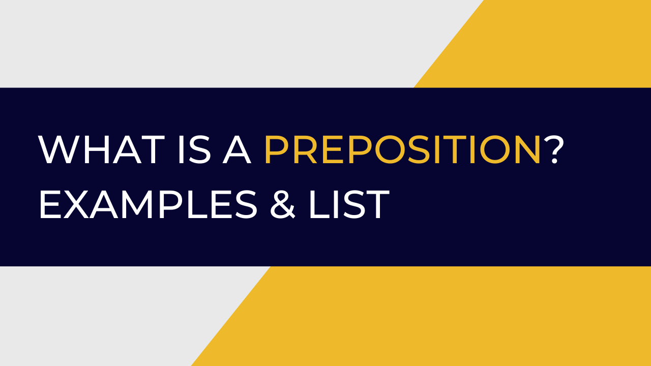 what is a preposition?
