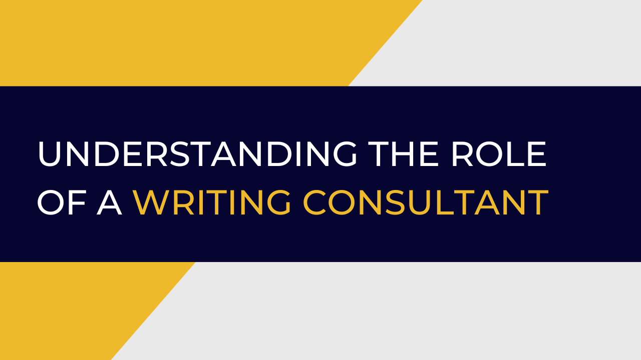 Understanding the role of a writing consultant